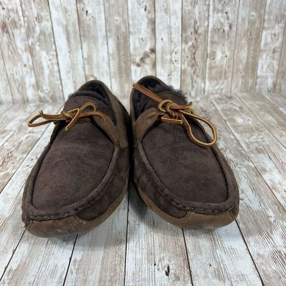 Ugg fleece shearling moc Mens 13‎ - Picture 3 of 5